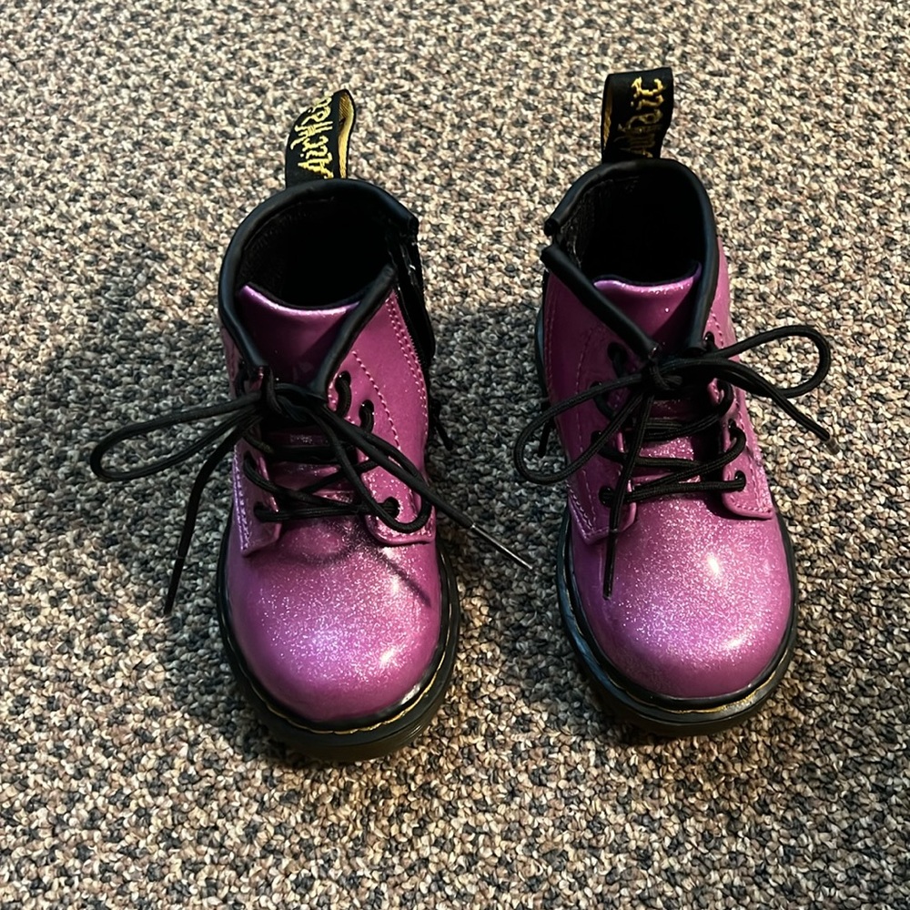 Dr.Martens Toddler size 6 pink boots